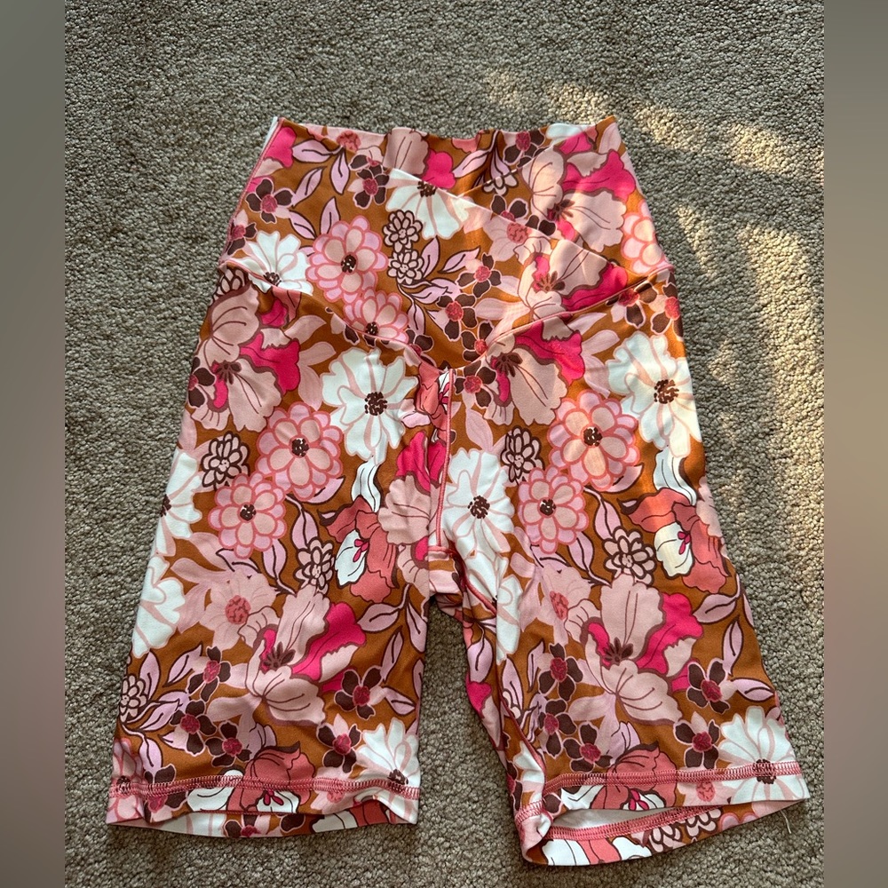 Aerie floral crossover shorts!